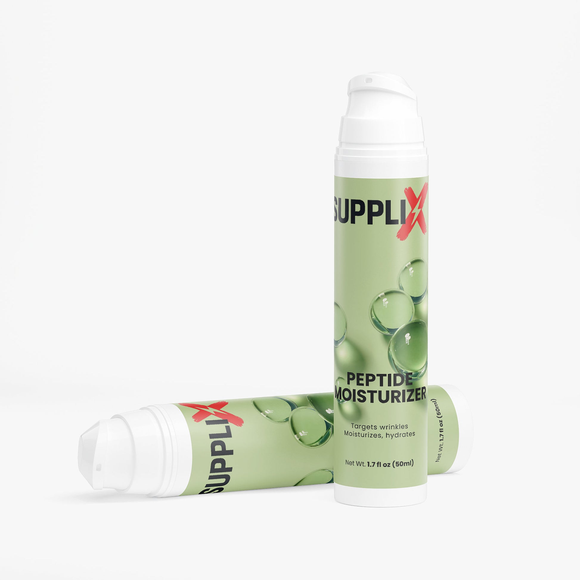 SUPPLI-X Peptide Moisturizer label and product details