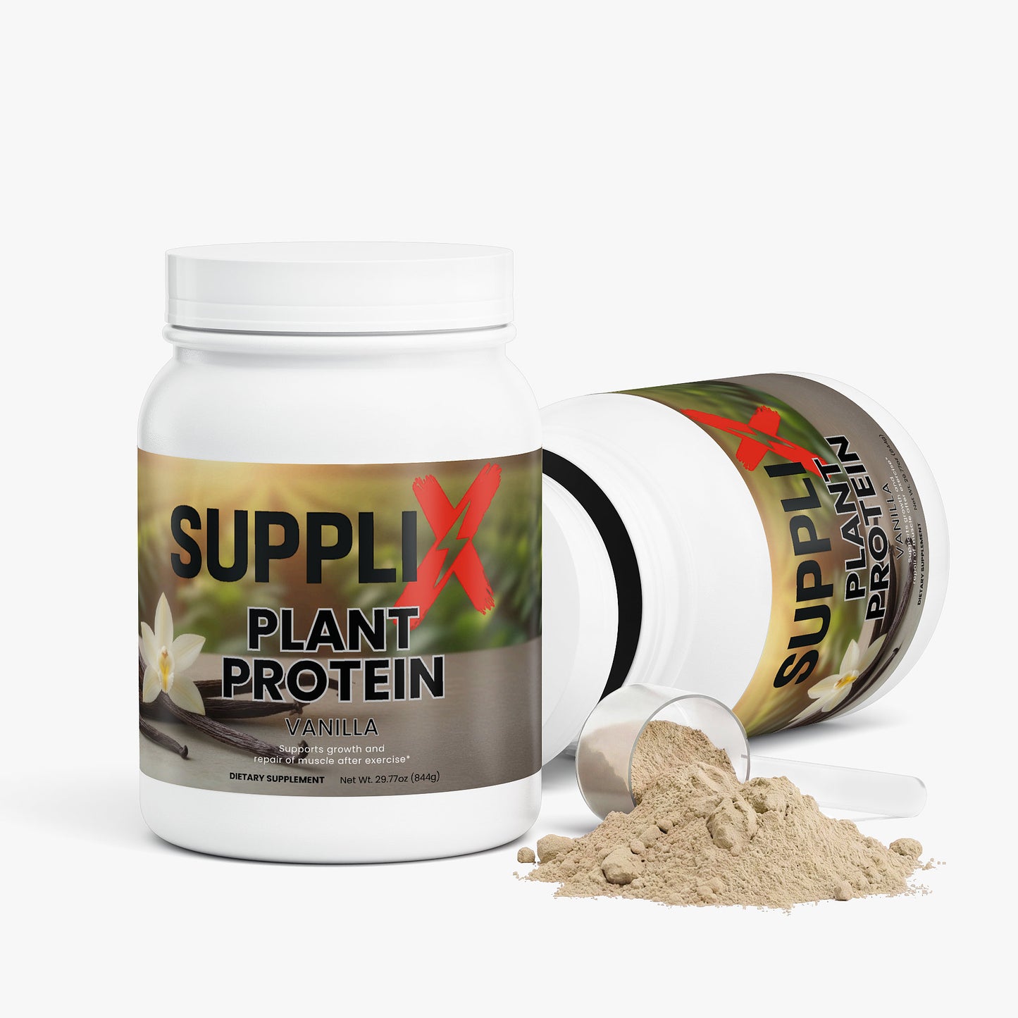 SUPPLI-X Plant Protein | Pea + Brown Rice + Pumpkin Seed | Vanilla | 680g