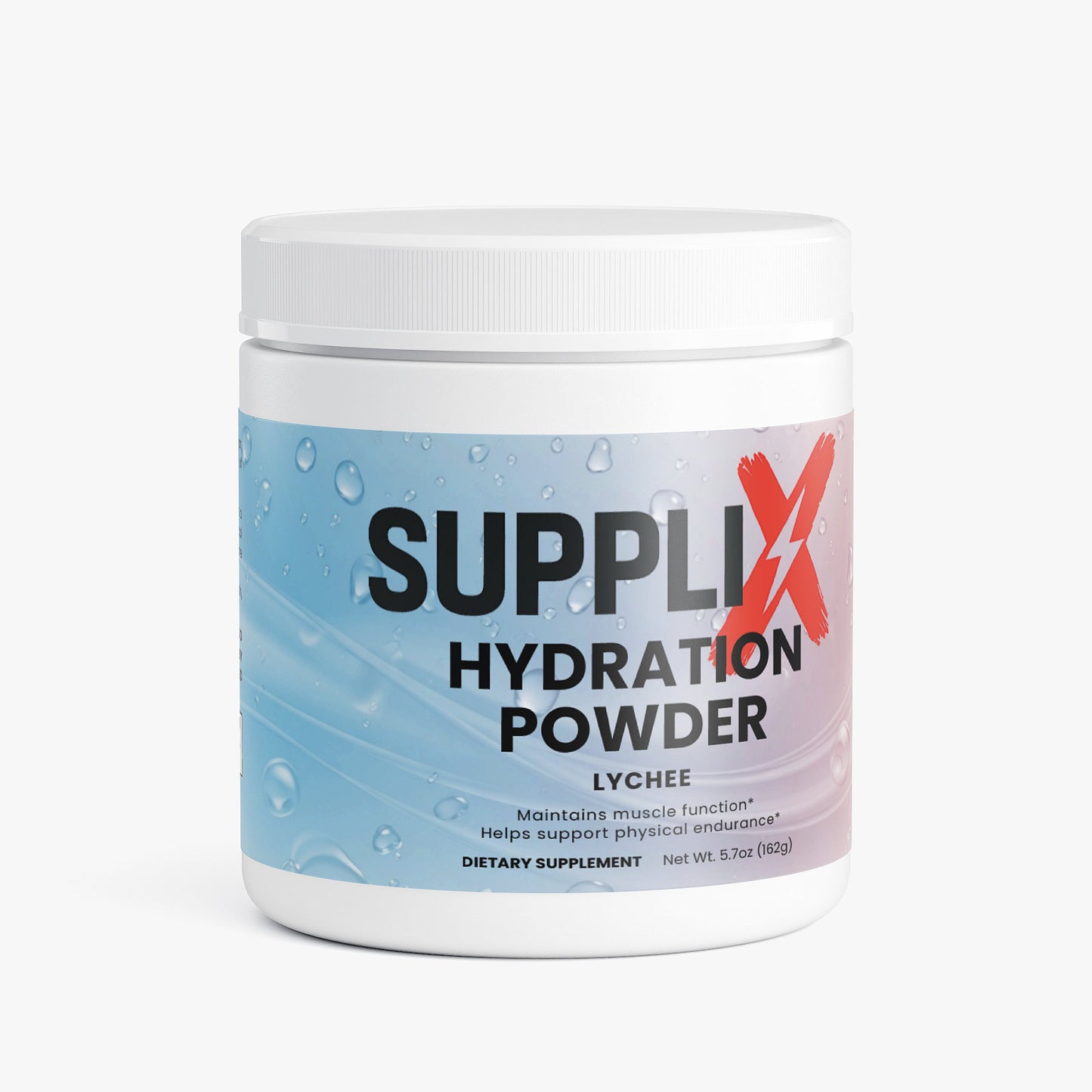 SUPPLI-X Hydration Powder | Electrolytes + B-Vitamins | Lychee | 162g