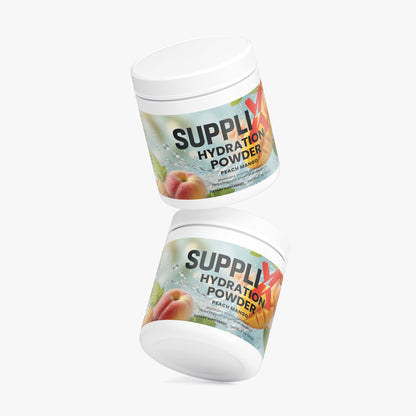 SUPPLI-X Hydration Powder | Electrolytes + B-Vitamins | Peach Mango | 162g