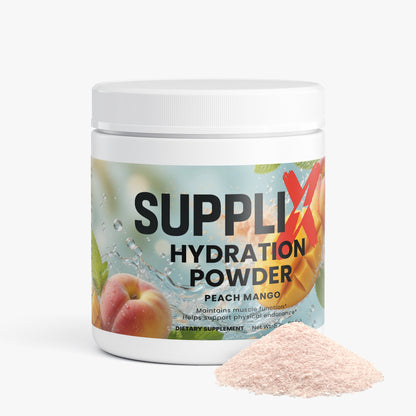 SUPPLI-X Hydration Powder | Electrolytes + B-Vitamins | Peach Mango | 162g