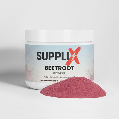 SUPPLI-X Beetroot Powder | Beet Root + Hibiscus + Apple | Stevia-Sweetened | 170g
