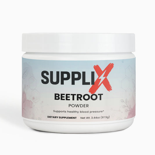 SUPPLI-X Beetroot Powder | Beet Root + Hibiscus + Apple | Stevia-Sweetened | 170g