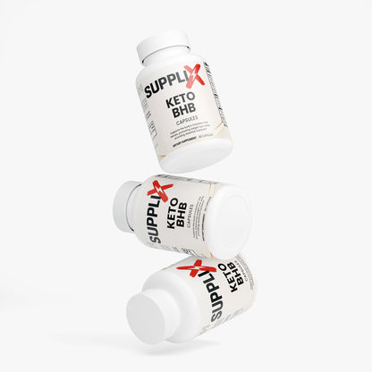 SUPPLI-X Keto BHB | Exogenous BHB Salts + MCT Powder | 60 Capsules