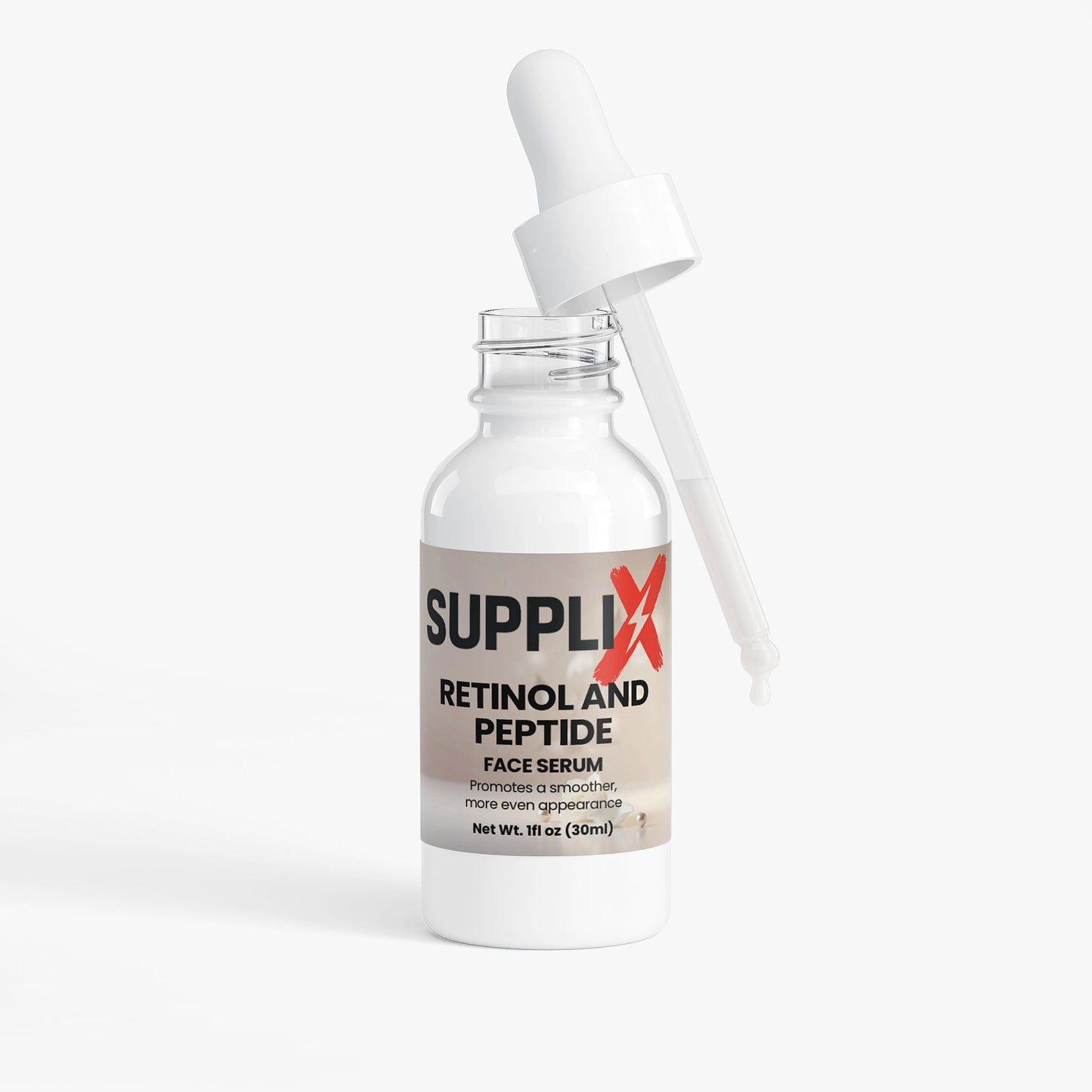 SUPPLI-X Retinol & Peptide Face Serum | Niacinamide, Vitamin C & Chamomile | 30 ml