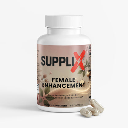 SUPPLI-X Female Enhancement | KSM-66 Ashwagandha, Tribulus & Ginseng | 60 Capsules