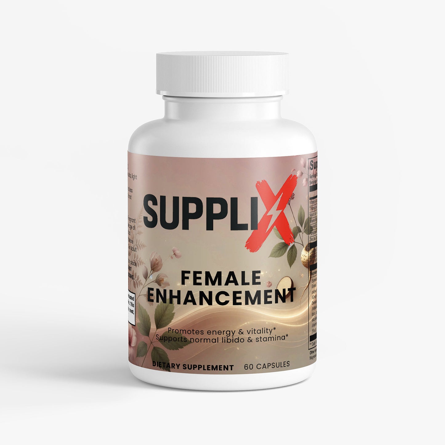 SUPPLI-X Female Enhancement | KSM-66 Ashwagandha, Tribulus & Ginseng | 60 Capsules