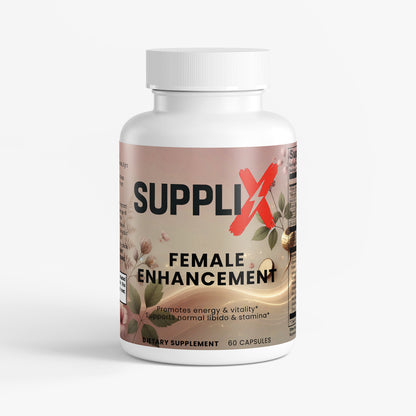 SUPPLI-X Female Enhancement | KSM-66 Ashwagandha, Tribulus & Ginseng | 60 Capsules