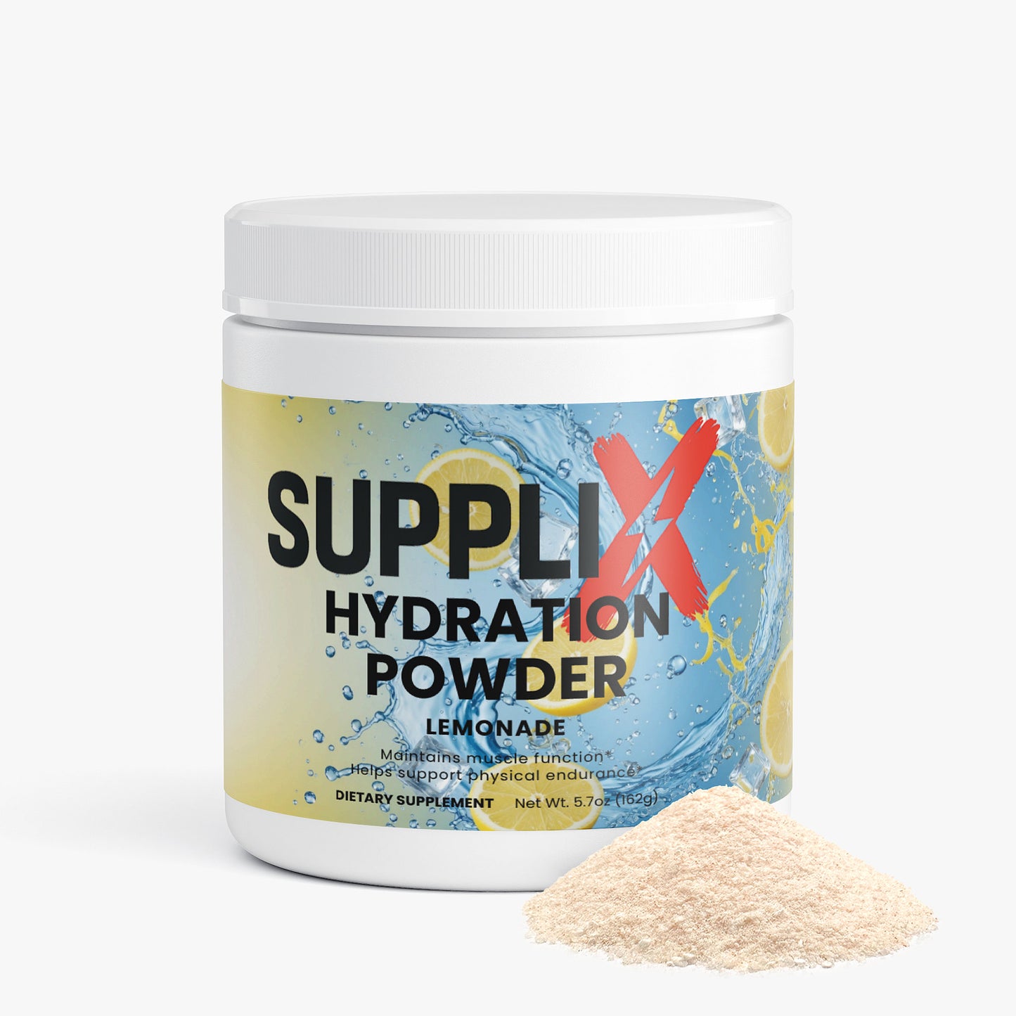 SUPPLI-X Hydration Powder | Electrolytes + B-Vitamins | Lemonade | 162g