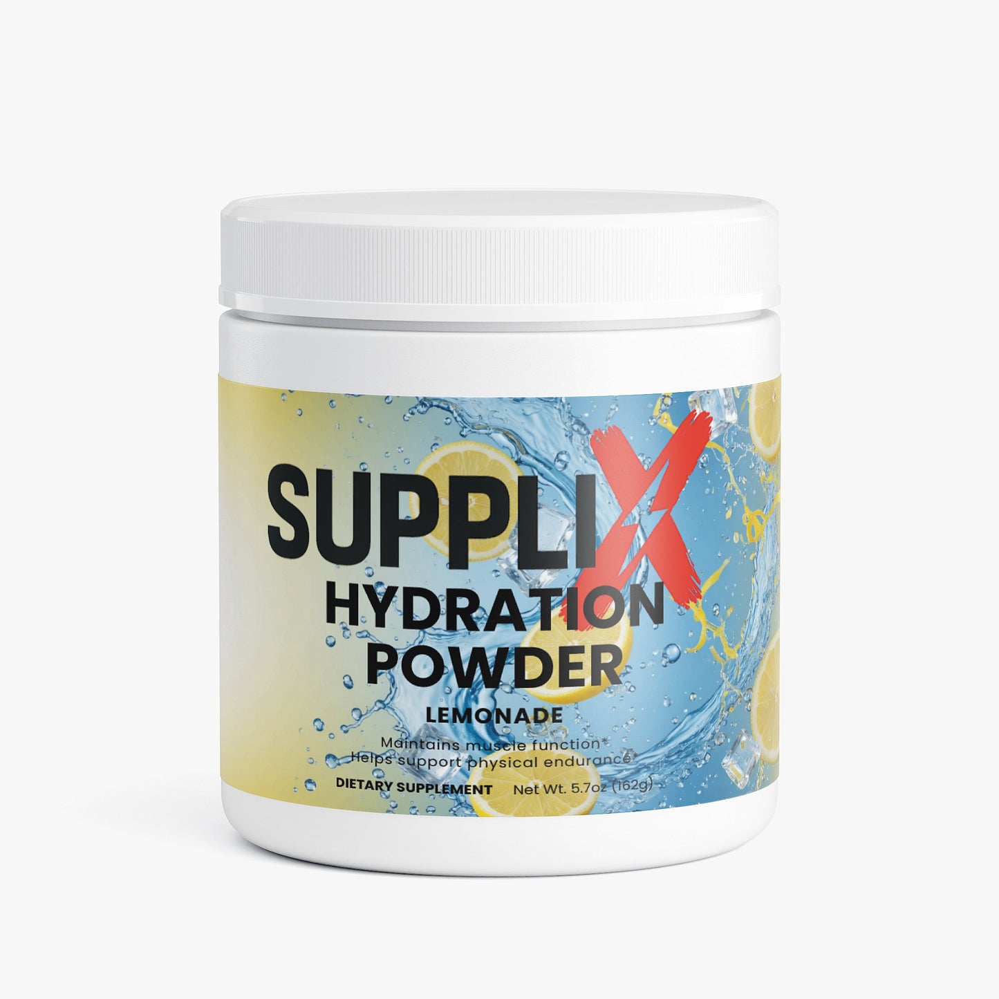 SUPPLI-X Hydration Powder | Electrolytes + B-Vitamins | Lemonade | 162g