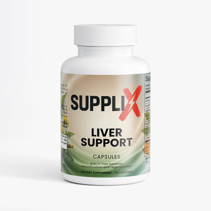 SUPPLI-X Liver Support | Milk Thistle, Dandelion, Artichoke & Turmeric | 60 Capsules