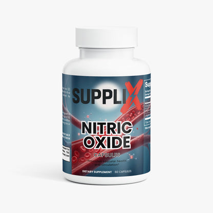 SUPPLI-X Nitric Oxide | L-Citrulline, L-Arginine & AAKG | 60 Capsules