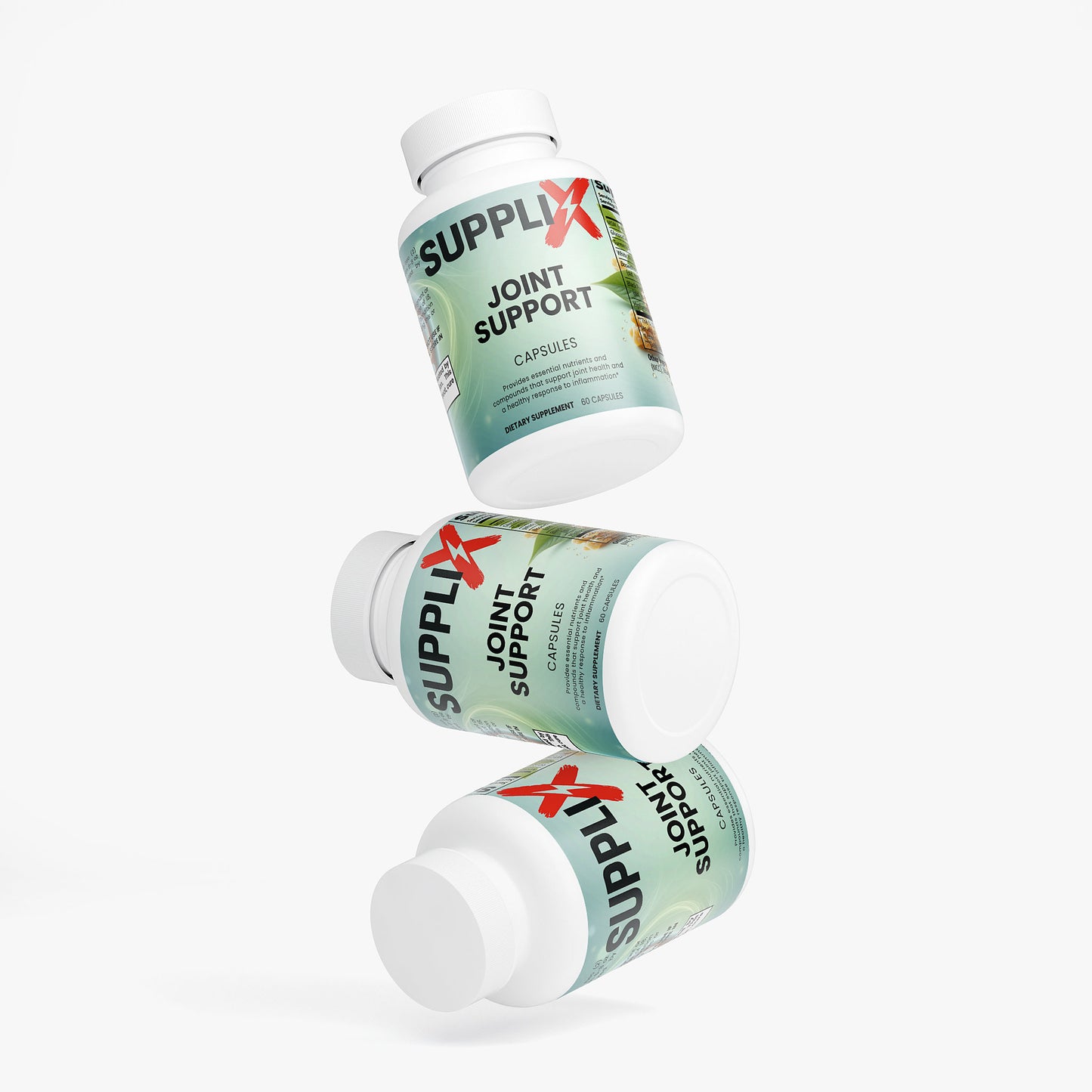 SUPPLI-X Joint Support | Glucosamine, MSM, Boswellia & Hyaluronic Acid | 60 Capsules