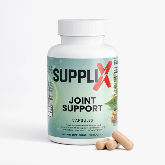 SUPPLI-X Joint Support | Glucosamine, MSM, Boswellia & Hyaluronic Acid | 60 Capsules