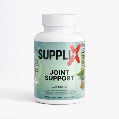 SUPPLI-X Joint Support | Glucosamine, MSM, Boswellia & Hyaluronic Acid | 60 Capsules