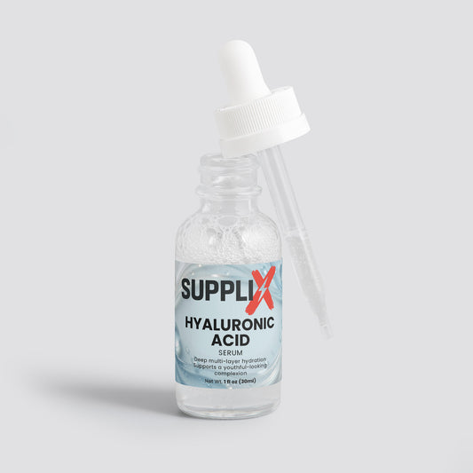 SUPPLI-X Hyaluronic Acid Serum | 4-Type HA Complex | Alcohol-Free | 30 ml
