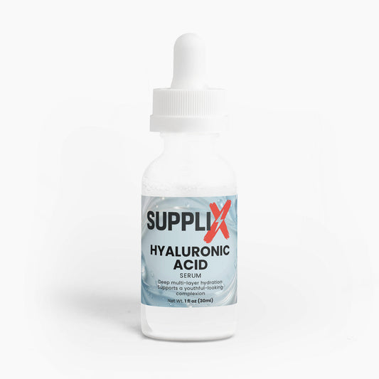 SUPPLI-X Hyaluronic Acid Serum | 4-Type HA Complex | Alcohol-Free | 30 ml