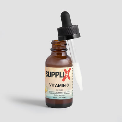 SUPPLI-X Vitamin C Serum | L-Ascorbic Acid, Ferulic Acid & Botanical Extracts | 30 ml
