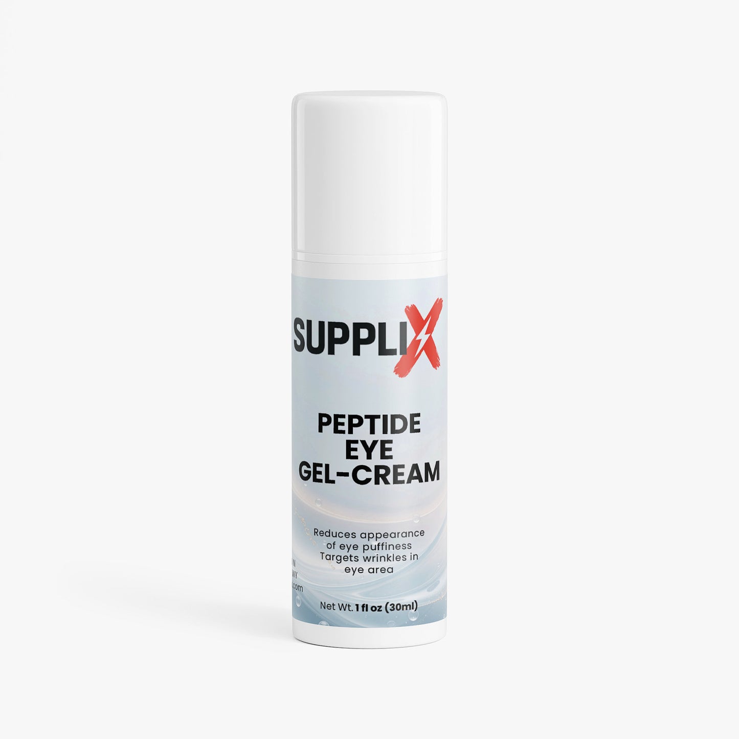 SUPPLI-X Peptide Eye Gel-Cream | Acetyl Tetrapeptide-5 & Hyaluronic Acid | 30 ml