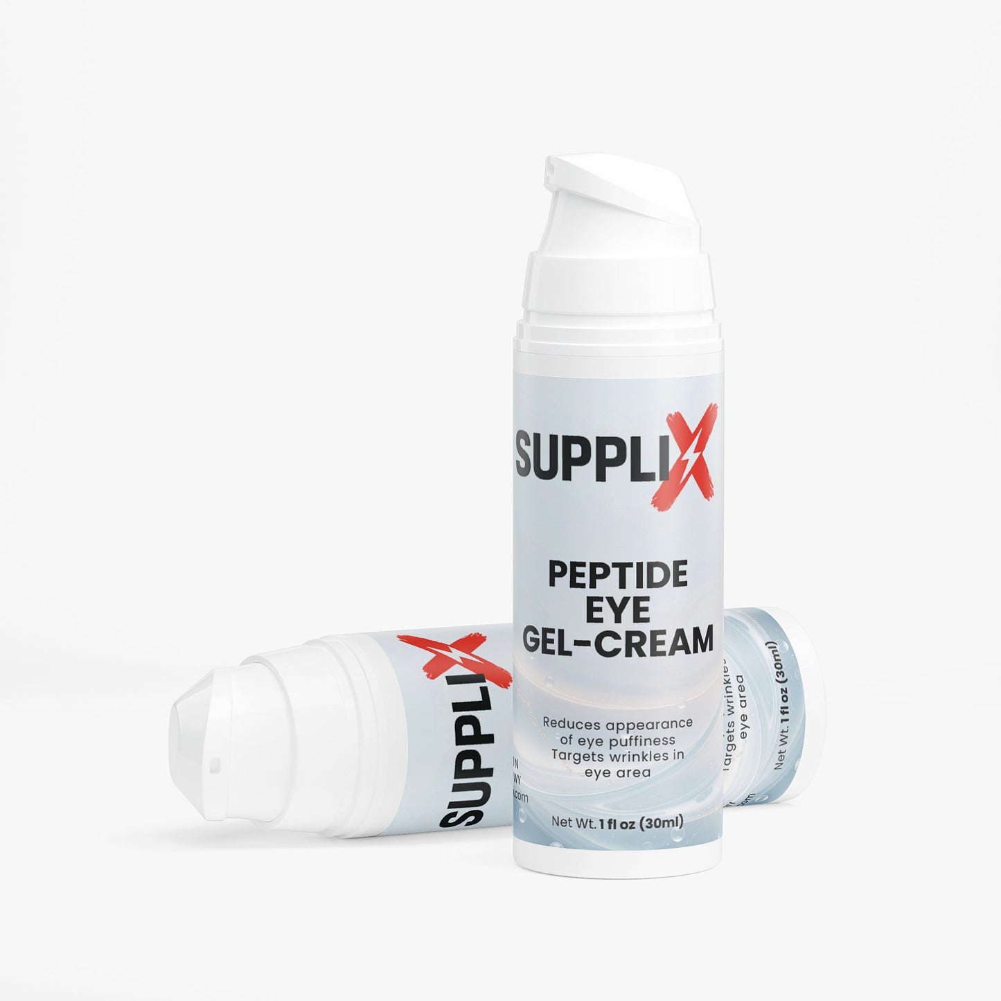 SUPPLI-X Peptide Eye Gel-Cream | Acetyl Tetrapeptide-5 & Hyaluronic Acid | 30 ml