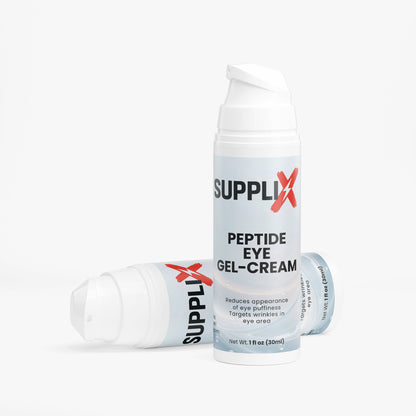 SUPPLI-X Peptide Eye Gel-Cream | Acetyl Tetrapeptide-5 & Hyaluronic Acid | 30 ml