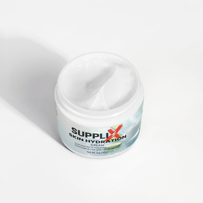 SUPPLI-X Skin Hydration Cream | Hyaluronic Acid & Avocado Oil | 2 fl oz