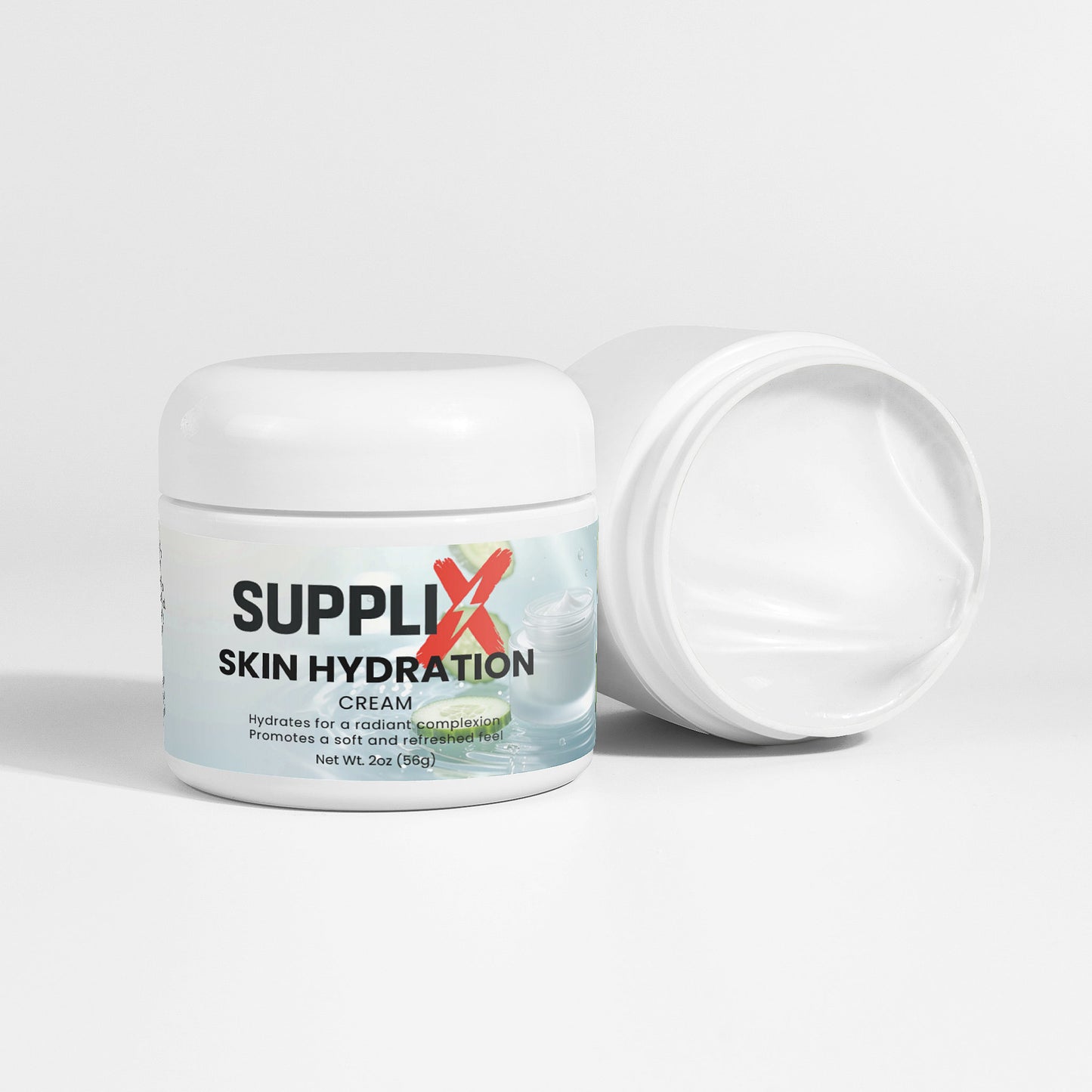 SUPPLI-X Skin Hydration Cream | Hyaluronic Acid & Avocado Oil | 2 fl oz