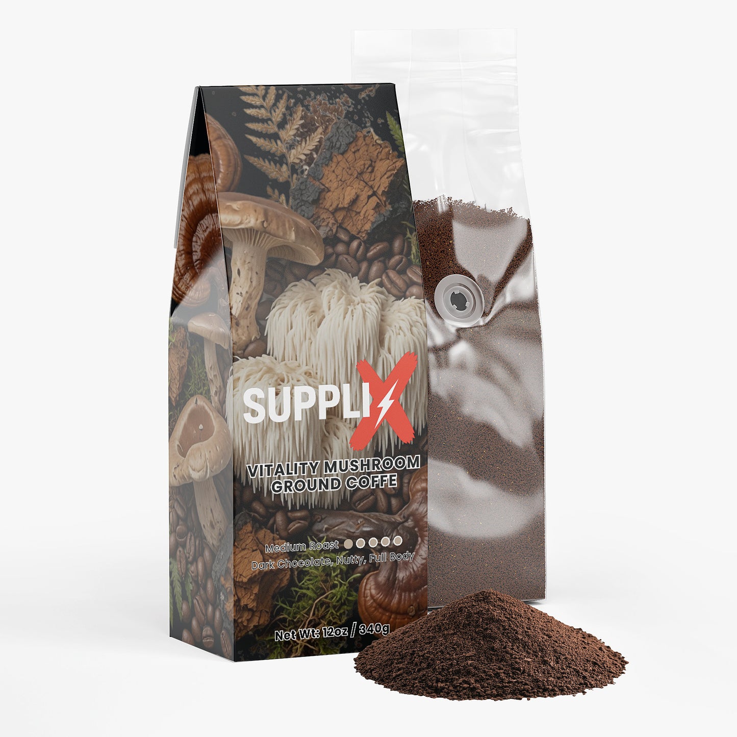 SUPPLI-X Vitality Mushroom Coffee (Medium Roast)