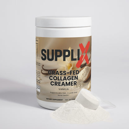 SUPPLI-X Grass-Fed Collagen Creamer | Vanilla | Types 1 & 3 | 240g