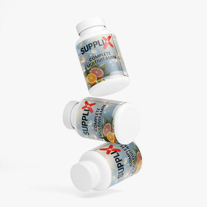 SUPPLI-X Complete Multivitamin | 20+ Vitamins, Minerals & Botanicals | 60 Capsules