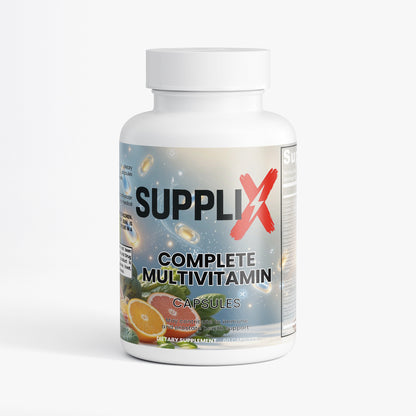 SUPPLI-X Complete Multivitamin | 20+ Vitamins, Minerals & Botanicals | 60 Capsules