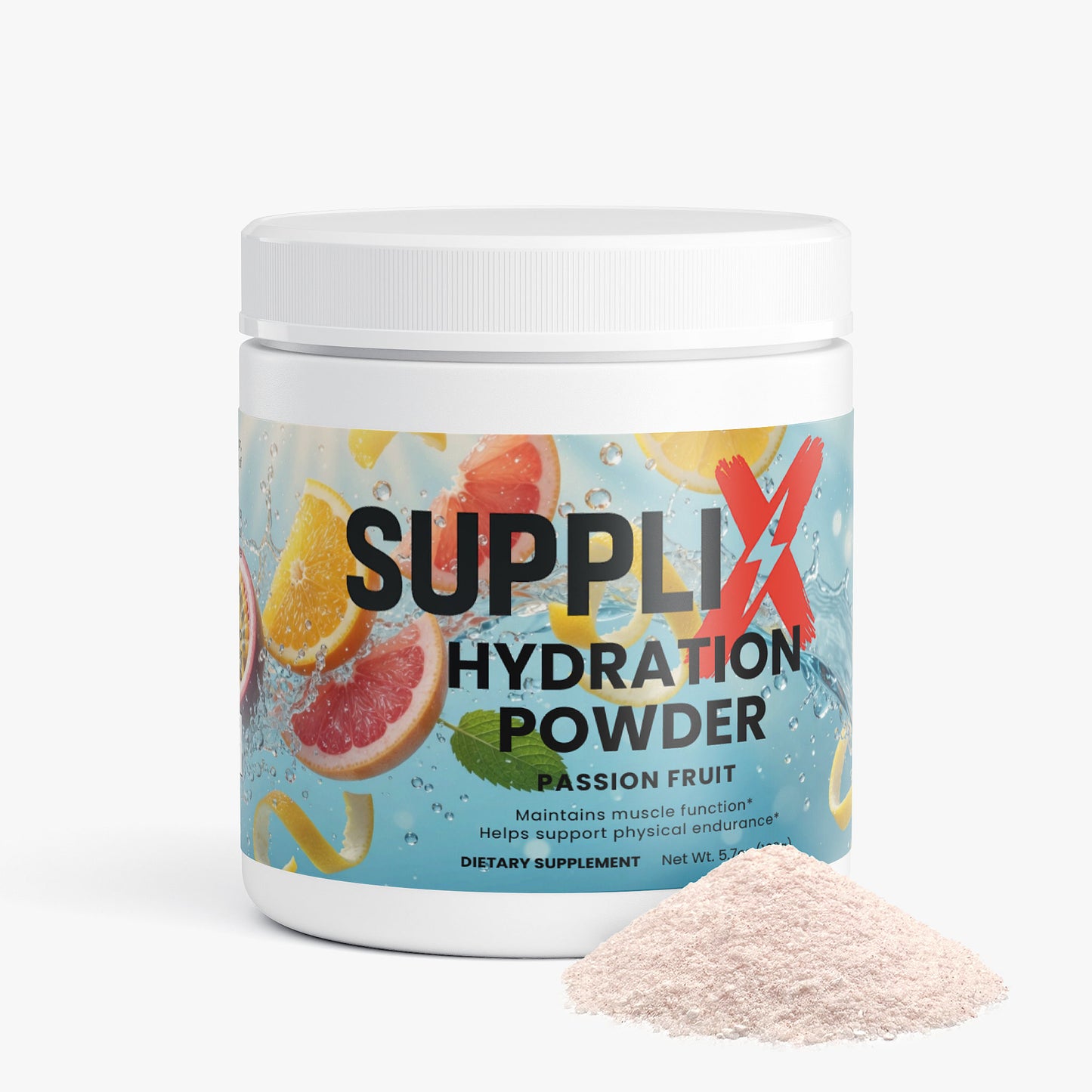 SUPPLI-X Hydration Powder | Electrolytes & B Vitamins | Passion Fruit | 162g