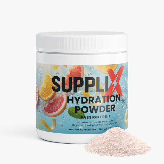 SUPPLI-X Hydration Powder | Electrolytes & B Vitamins | Passion Fruit | 162g