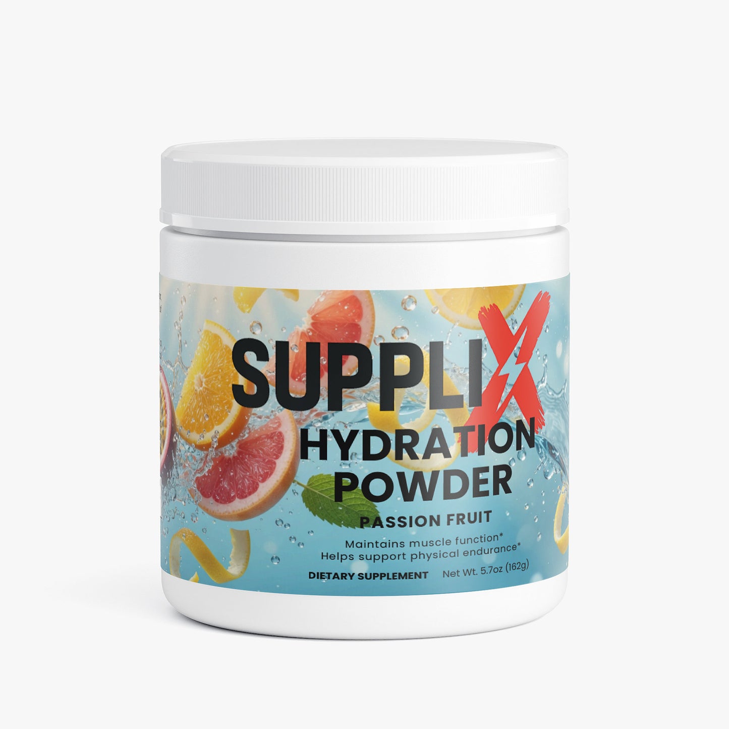 SUPPLI-X Hydration Powder | Electrolytes & B Vitamins | Passion Fruit | 162g