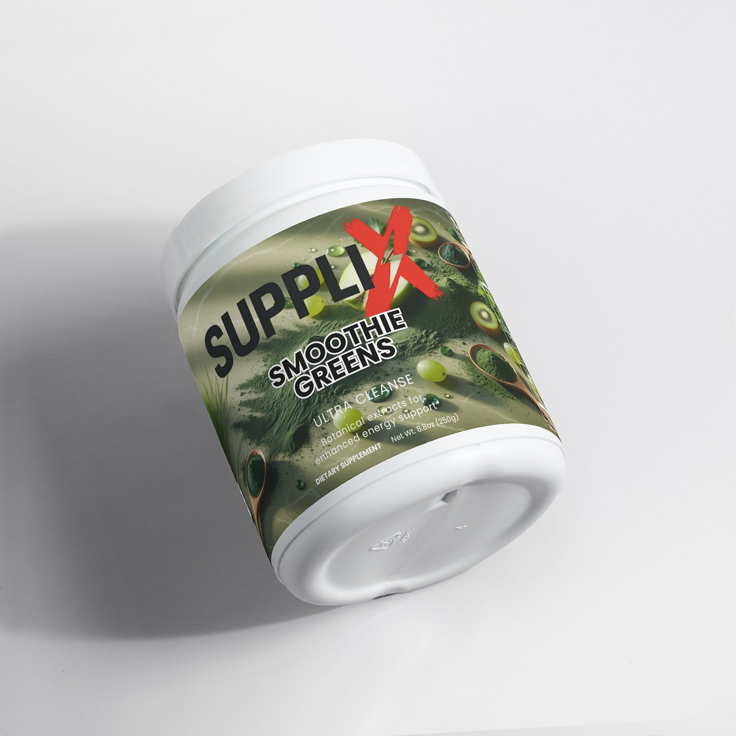 SUPPLI-X Ultra Cleanse Smoothie Greens | 40+ Superfoods, Grasses & Adaptogens | 250g