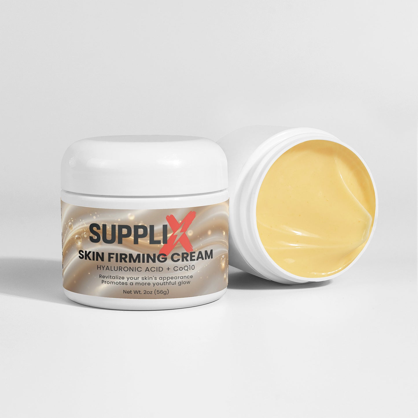 SUPPLI-X Skin Firming Cream | DMAE, Hyaluronic Acid & CoQ10 | 2 oz