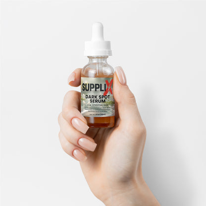 SUPPLI-X Dark Spot Serum | Jackfruit, Shiitake & Turkey Tail | Acid-Free | Sensitive Skin | 1 fl oz