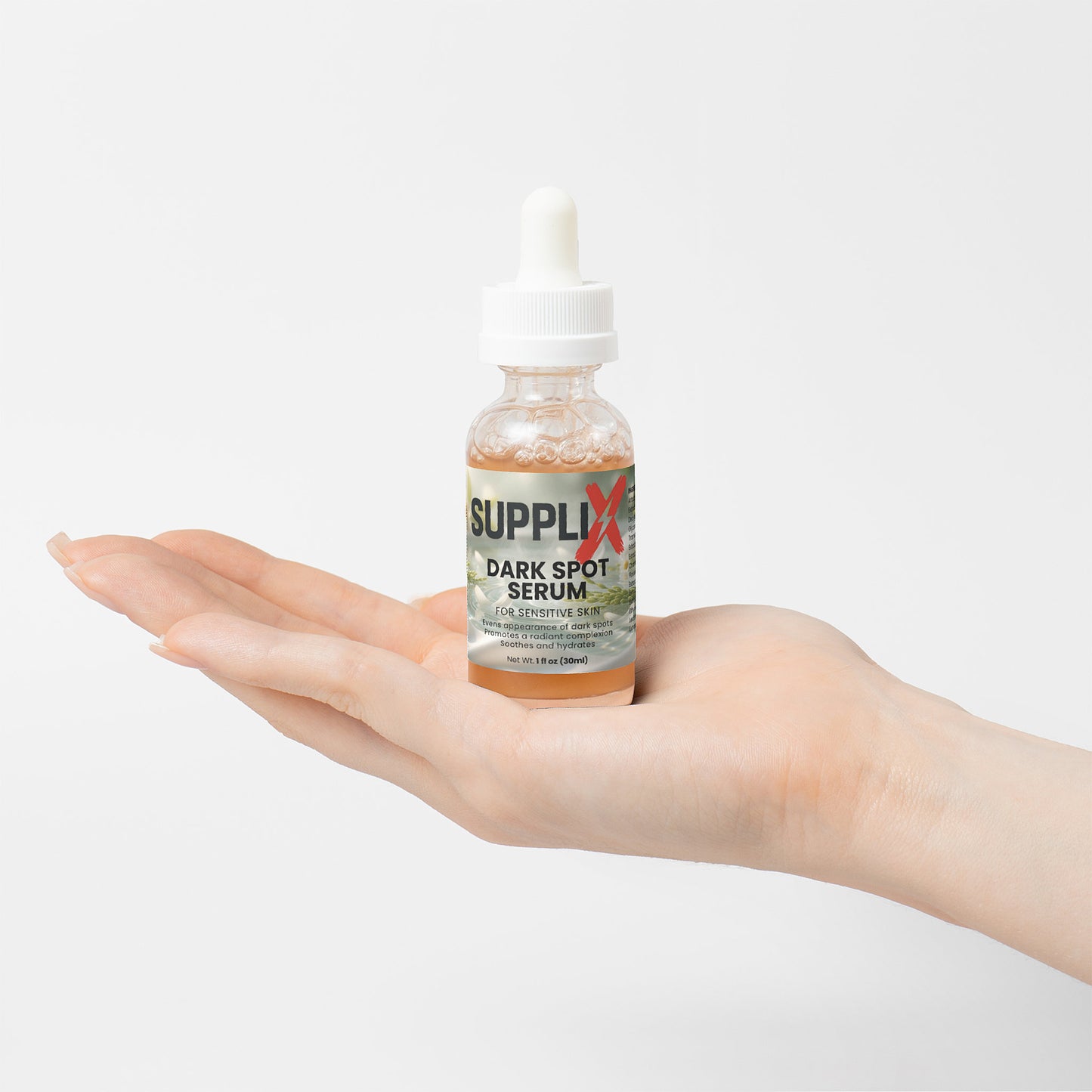 SUPPLI-X Dark Spot Serum | Jackfruit, Shiitake & Turkey Tail | Acid-Free | Sensitive Skin | 1 fl oz