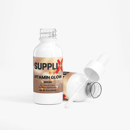 SUPPLI-X Vitamin Glow Serum | Niacinamide B3, Vitamin C & Vitamin E | 30 ml