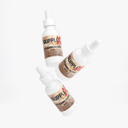 SUPPLI-X Vitamin Glow Serum | Niacinamide B3, Vitamin C & Vitamin E | 30 ml