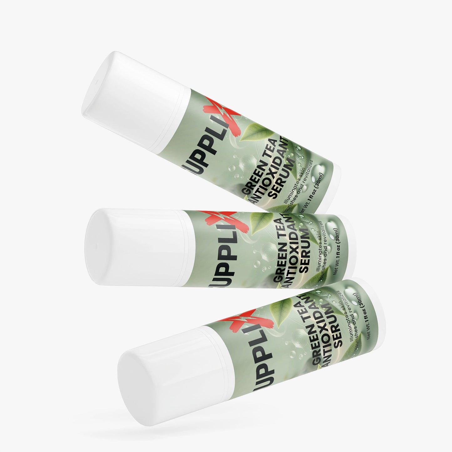 SUPPLI-X Green Tea Antioxidant Serum | Camellia Sinensis & Tamanu Oil | All Skin Types | 30 ml
