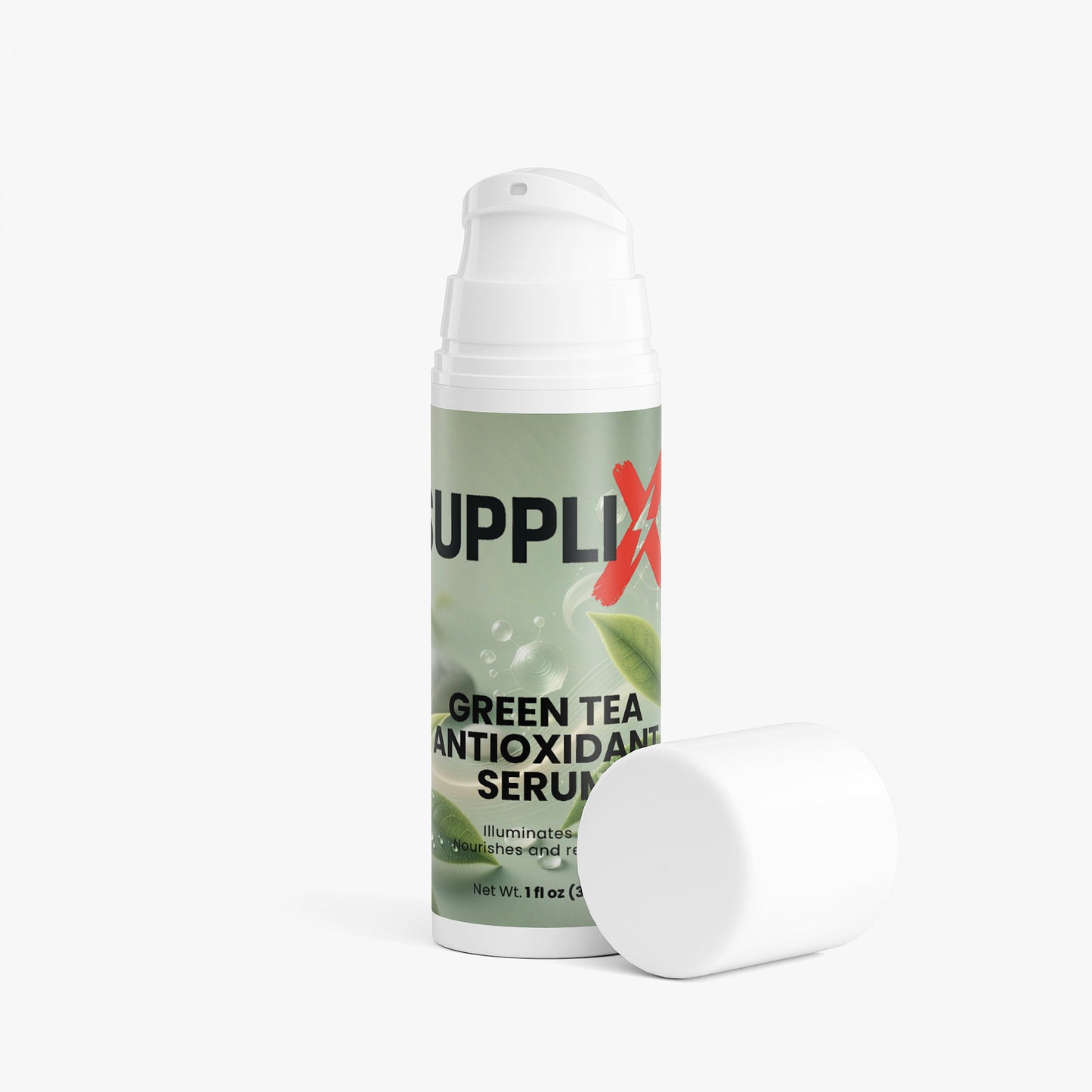 SUPPLI-X Green Tea Antioxidant Serum | Camellia Sinensis & Tamanu Oil | All Skin Types | 30 ml