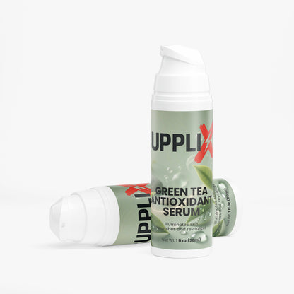 SUPPLI-X Green Tea Antioxidant Serum | Camellia Sinensis & Tamanu Oil | All Skin Types | 30 ml