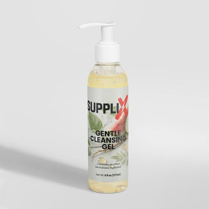 SUPPLI-X Gentle Cleansing Gel | Watermelon, Licorice Root, Witch Hazel & Panthenol | 177 ml