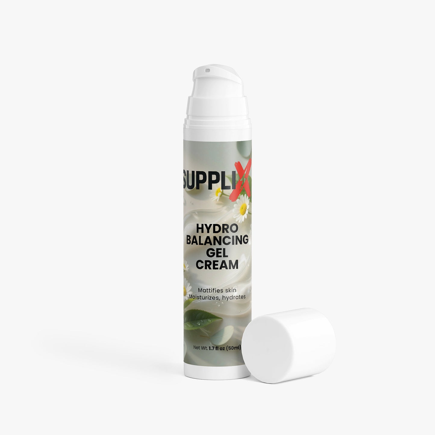 SUPPLI-X Hydro Balancing Gel-Cream | Green Tea, Marine Ferment & Bisabolol | 50 ml