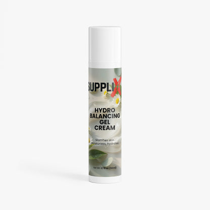 SUPPLI-X Hydro Balancing Gel-Cream | Green Tea, Marine Ferment & Bisabolol | 50 ml