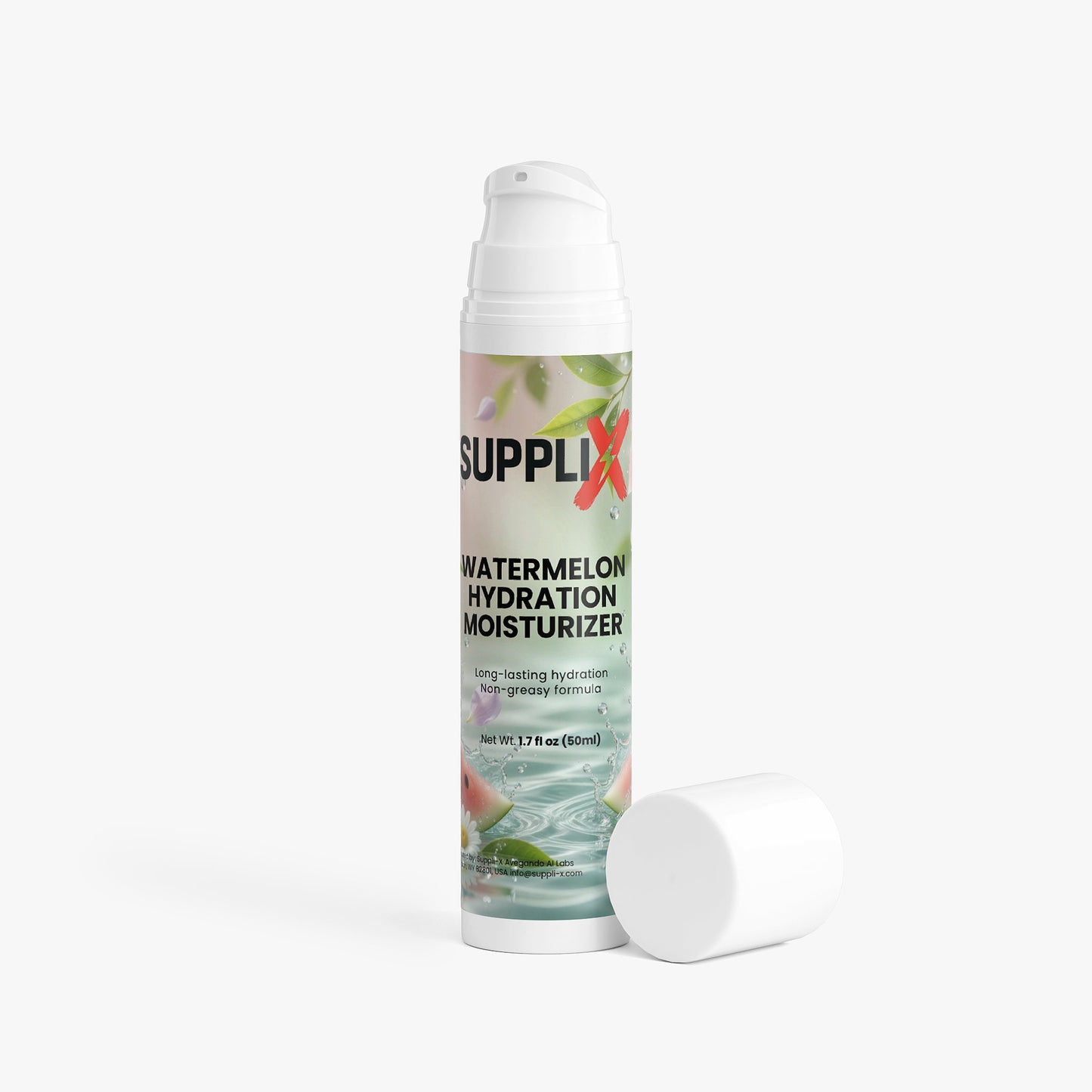 SUPPLI-X Watermelon Hydration Moisturizer | Niacinamide, Lilac Stem Cell & Totarol | 50 ml