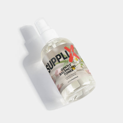 SUPPLI-X Gentle Balancing Toner | Rose Water, Green Tea & Globularia | Sensitive Skin | 177 ml