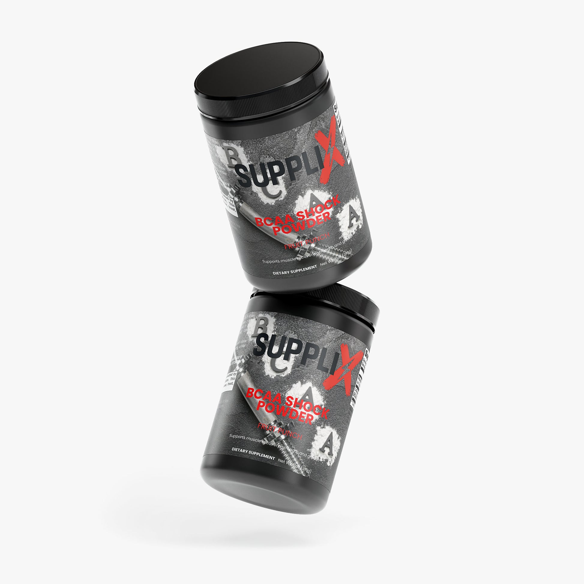 SUPPLI-X BCAA 2:1:1 L-Glutamine back label directions