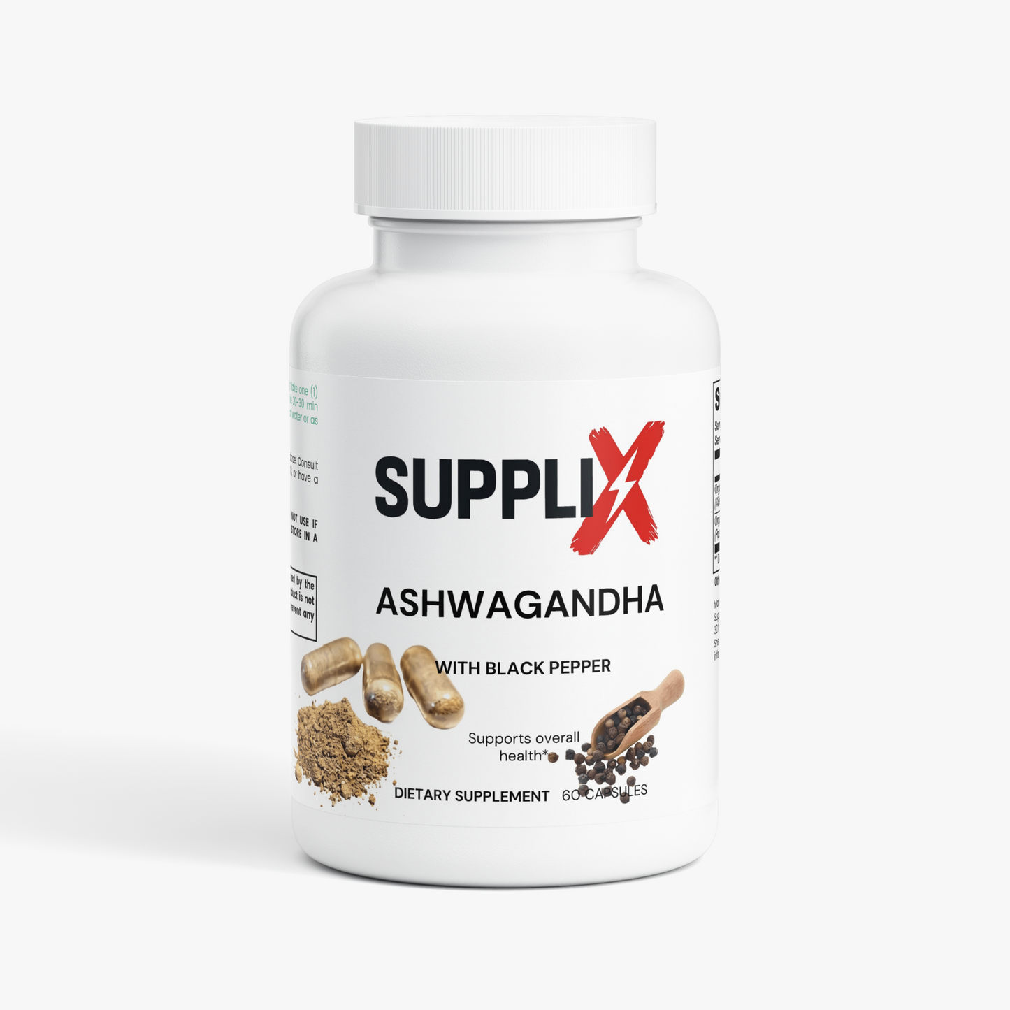SUPPLI-X Ashwagandha with Black Pepper